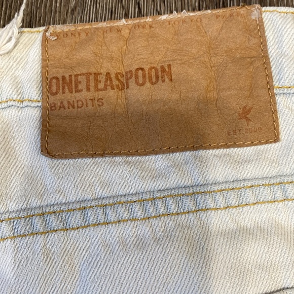 One Teaspoon light blue bandits, sz 28 - Picture 9 of 9